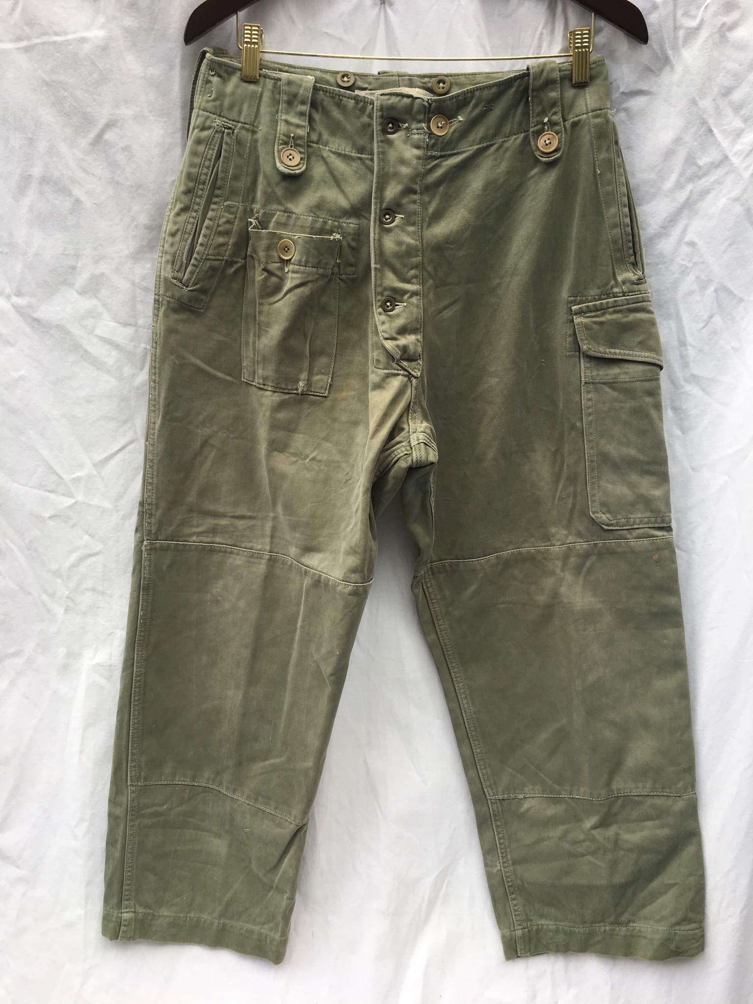 50's Vintage British Army 1952 Pattern Combat Trousers
