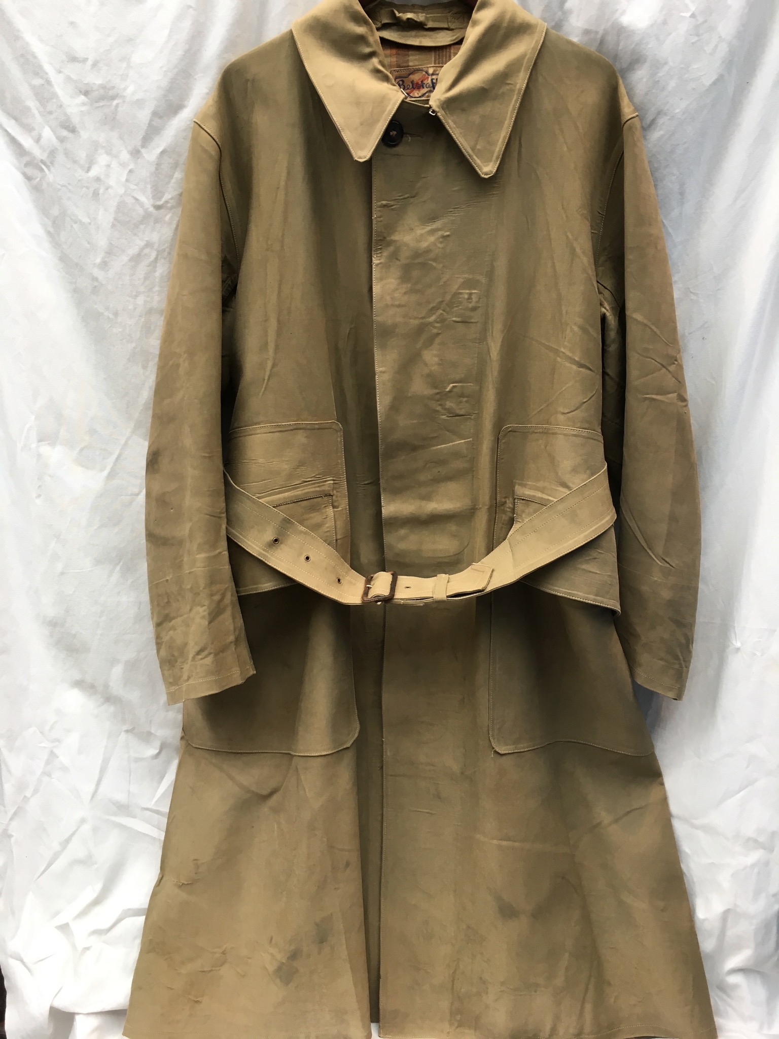 50's Vintage USED 1952 Pattern British Army Officers Macintoshes  made by Belstaff