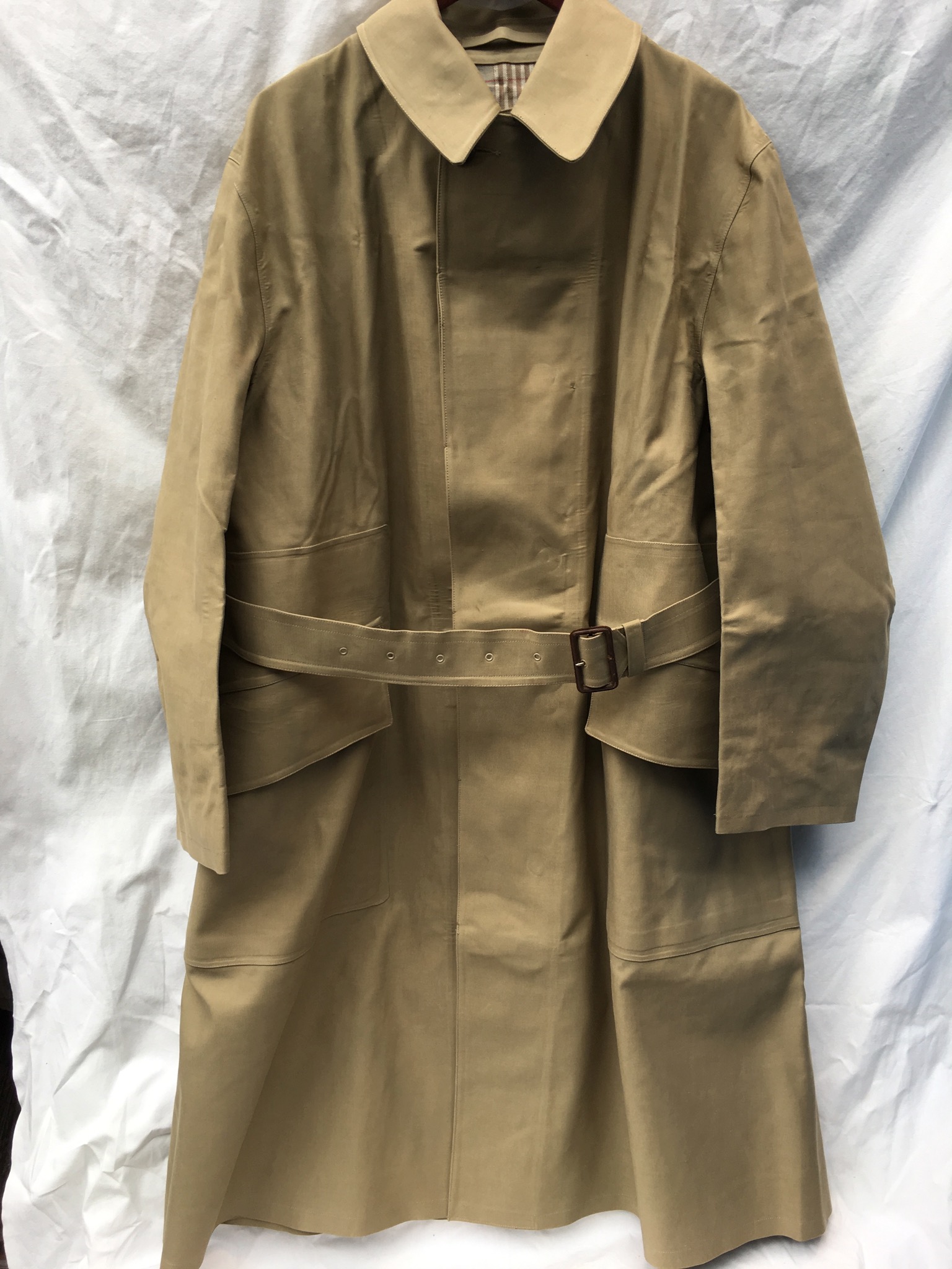 50's Vintage Dead Stock 1952 Pattern British Army Officers Mackintoshes  made by Greengate & Irwell Rubber Co. Ltd