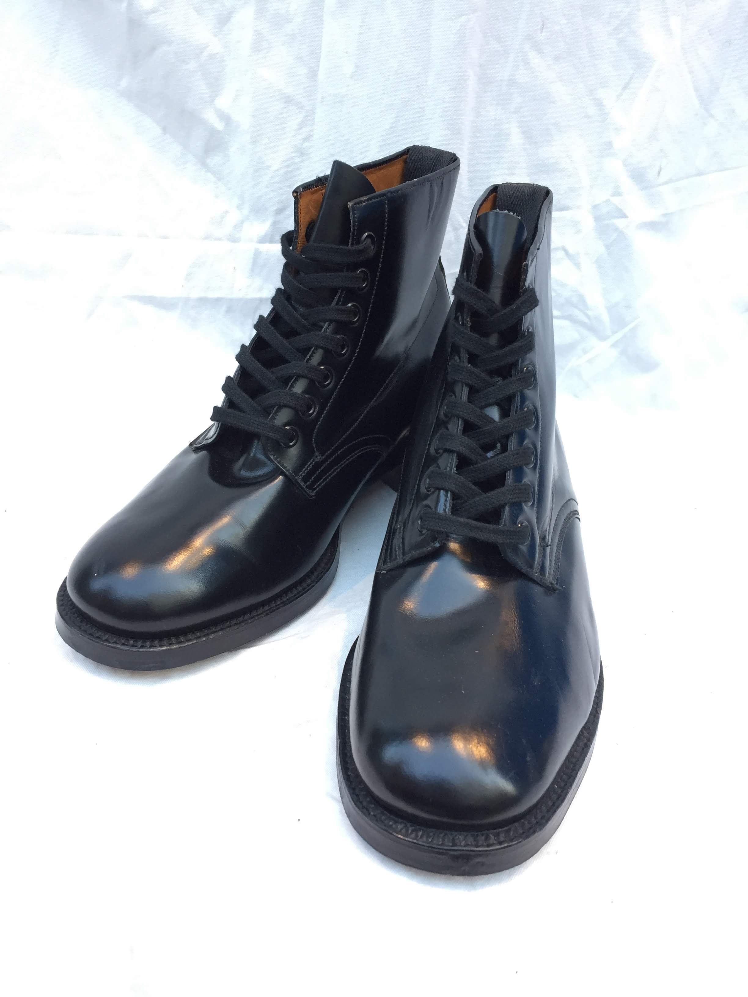 80's Vintage Dead Stock British Military Offficer Boots Made by SANDERS(Made in England)
